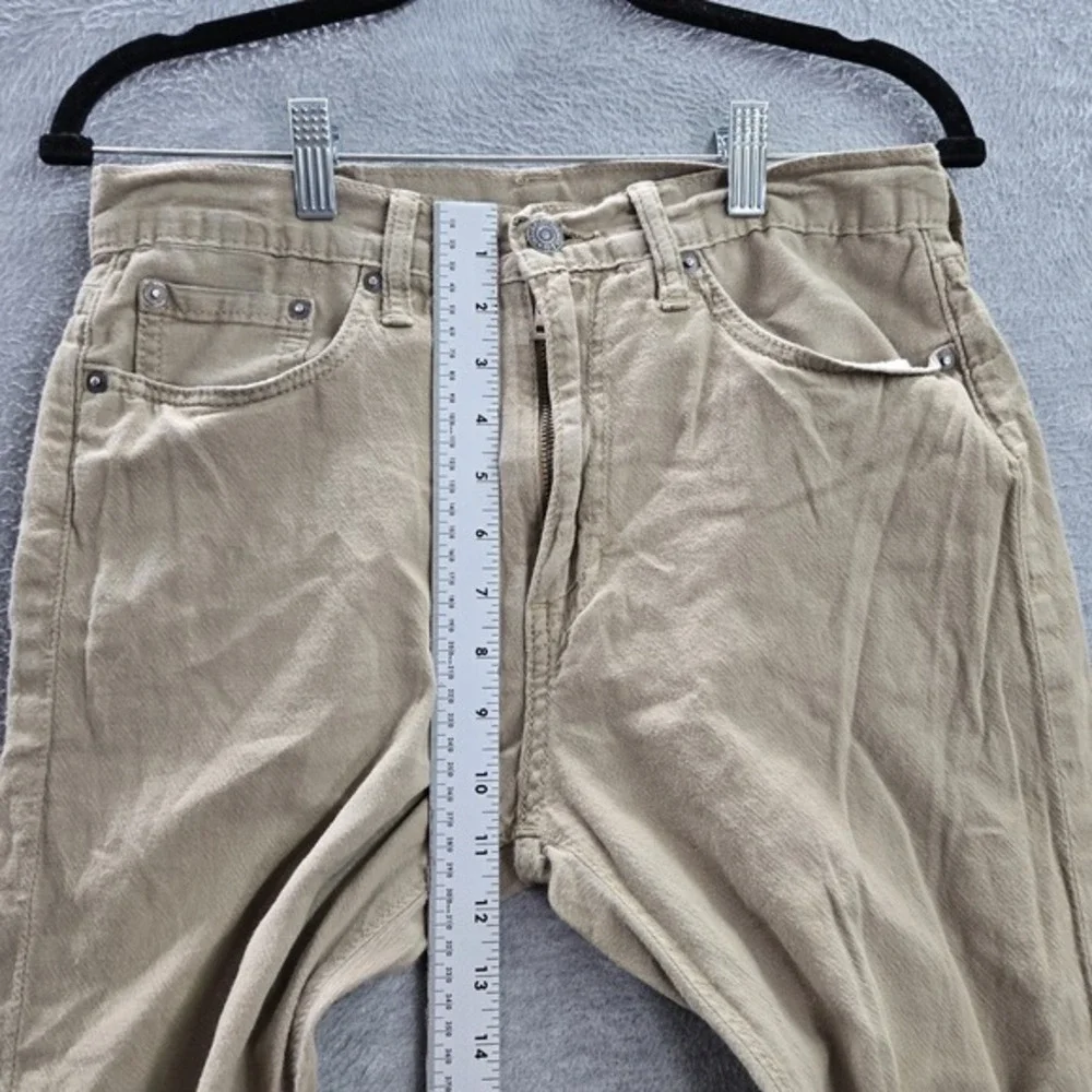 Levi's 522 Men Jeans 30X30‎ Brown Denim Slim Taper Cotton Mid Rise (30x27)